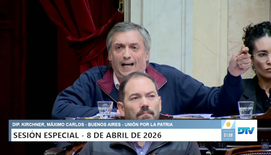 Máximo Kirchner en llamas por la Ley de Glaciares: qué vaticinó para el 2027
