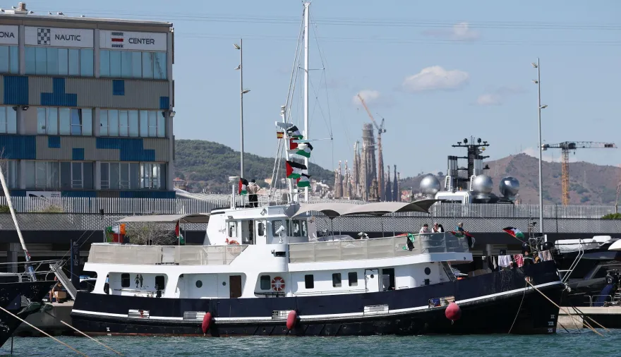 Nueva flotilla parte desde Barcelona para desafiar bloqueo a Gaza