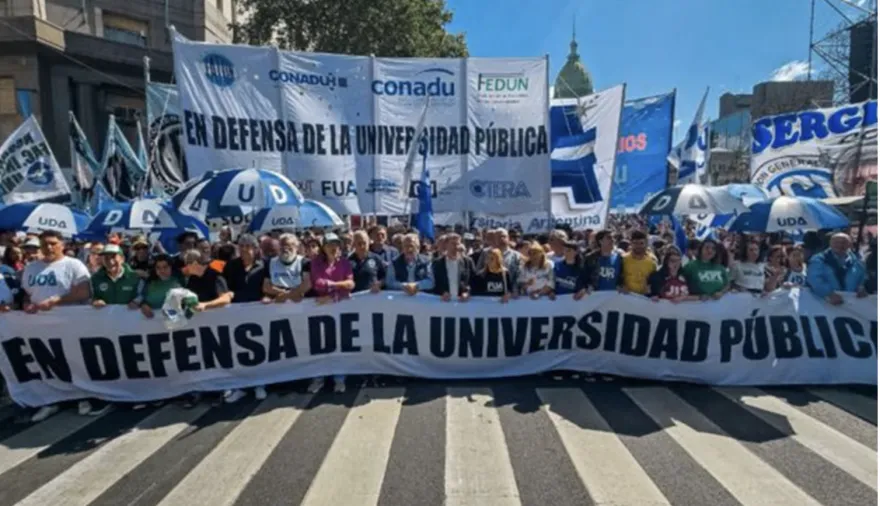 Universidades Nacionales: 24 horas de protesta por la ley que vetó Milei
