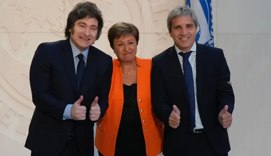 Celebran Milei y Caputo: acuerdo con el FMI y desembolso de US$1.000 millones