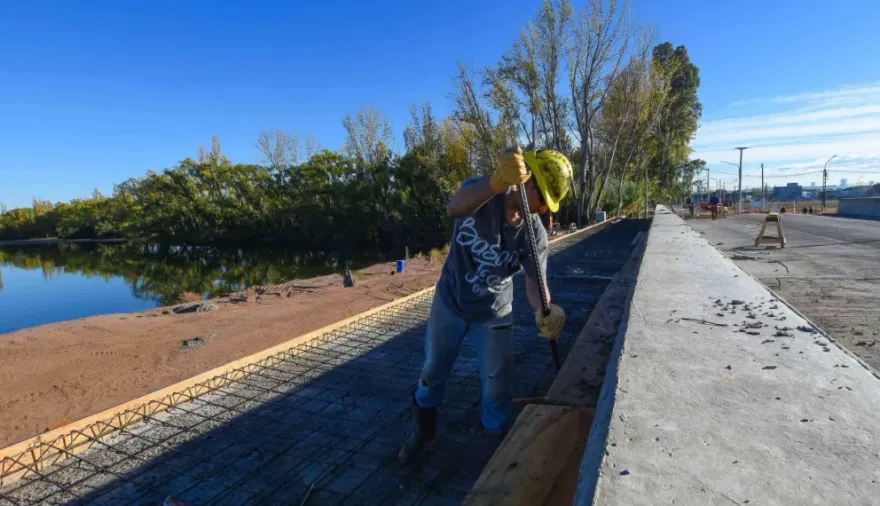 Neuquén: la obra del puente Anaya entra en su tramo final