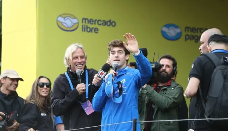 El guiño de Colapinto a Messi y la ilusión de traer la Fórmula 1 a la Argentina