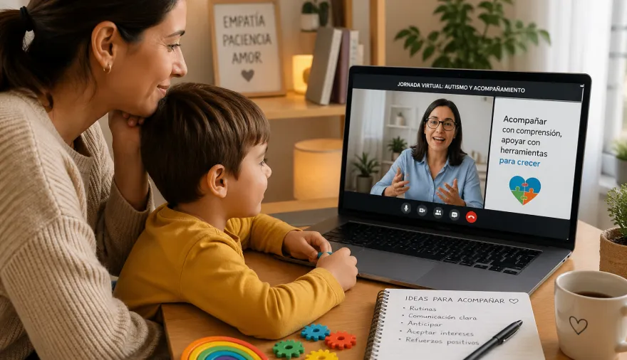 Una guía para familias: la jornada virtual sobre autismo que abre nuevas respuestas
