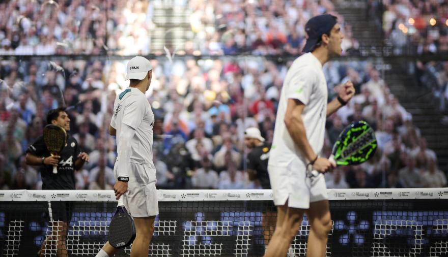 Lebrón y Augsburger rompen la hegemonía y son finalistas en Bruselas