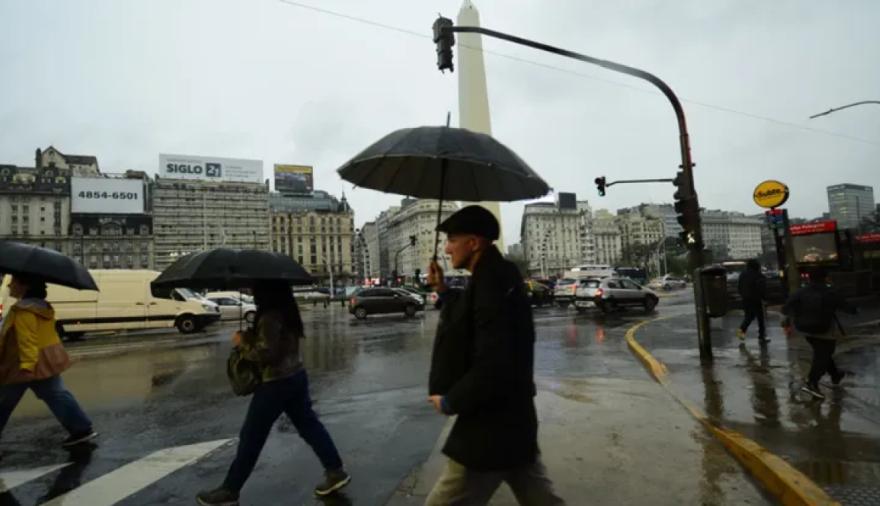 AMBA: lluvias desde la mañana y alerta amarilla del SMN para la noche