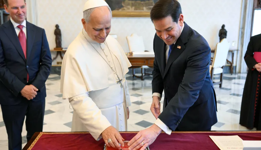 Marco Rubio se reunió con León XIV en el Vaticano y Trump mueve su ficha diplomática