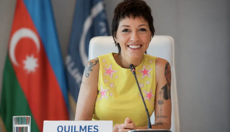 Bakú, Azerbaiyán y Quilmes: la movida internacional de Mayra Mendoza en el WUF13