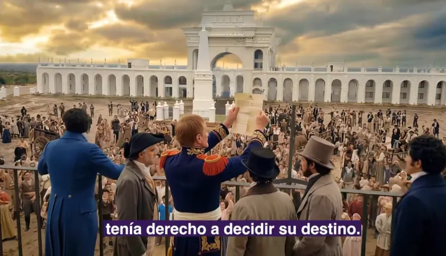 Video oficial: cómo La Libertad Avanza vinculó a Milei con la Revolución de Mayo