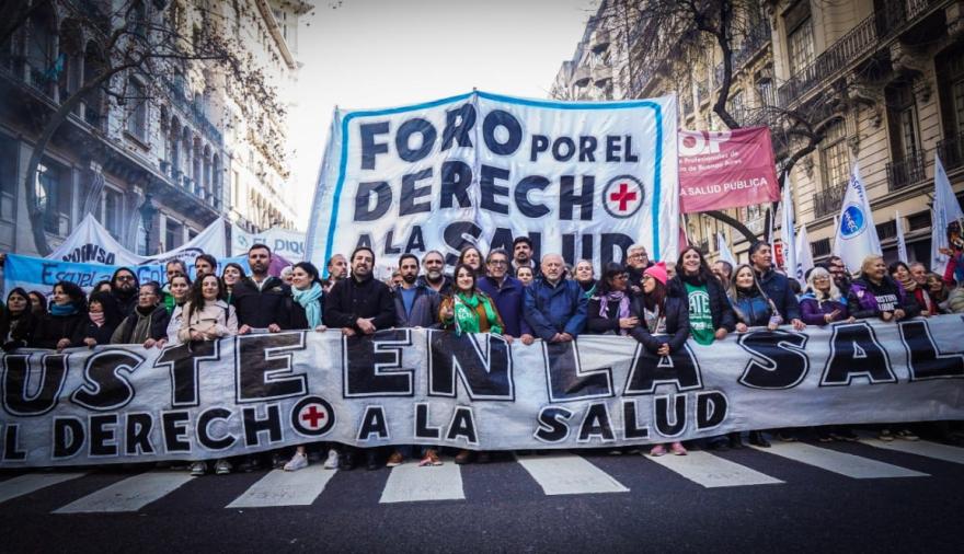 Marcha Federal de la Salud: 40% más de pacientes y el aviso límite para junio