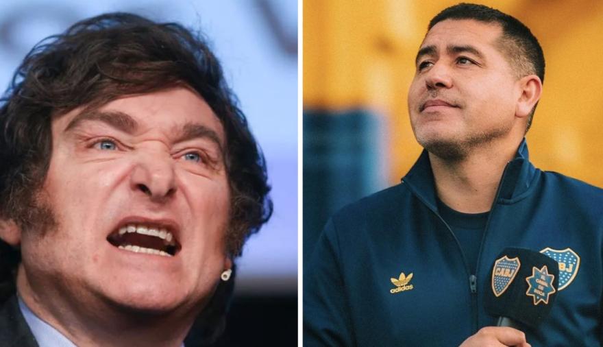 El golpe a Boca no quedó en la cancha: Milei se metió y atacó a Riquelme