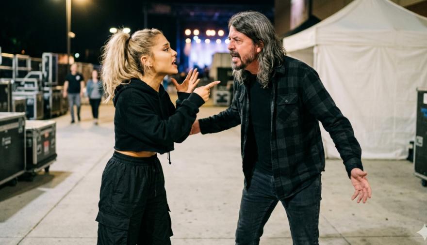 Ariana Grande obligó a Foo Fighters a modificar el título de su disco