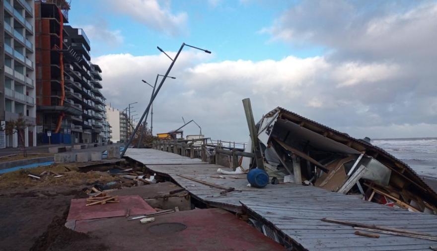 El paso arrasador de la ciclogénesis en Monte Hermoso dejó pérdidas millonarias