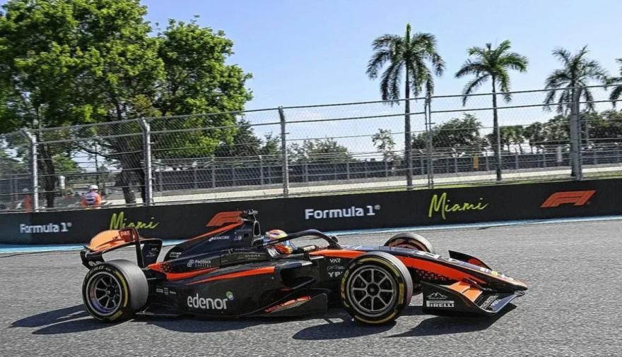 Varrone también brilla en Miami: 4° en la Sprint y primeros puntos en F2