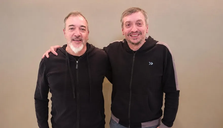 Máximo Kirchner y Rodolfo Aguiar, foto de unidad para desafiar a Javier Milei