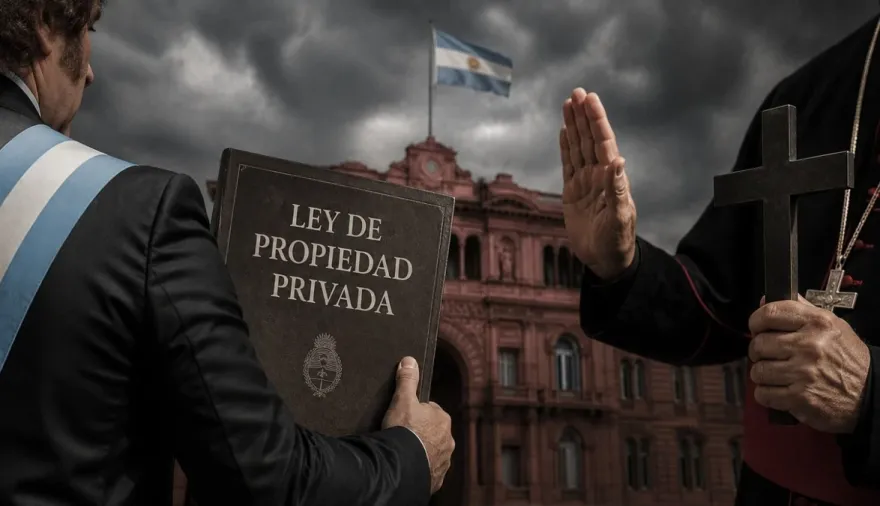 El Congreso, bajo presión: la Iglesia pidió rechazar la reforma de propiedad privada