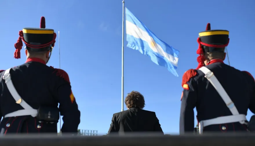Día de la Bandera: el ranking de palabras del discurso de Milei en Rosario