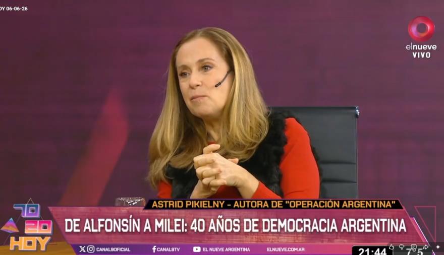 Astrid Pikielny presentó su libro y analizó el nuevo rumbo político del Gobierno