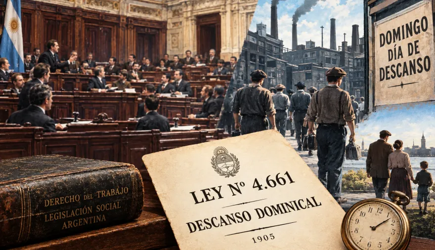 A 122 años del debate que abrió paso al descanso dominical en la Argentina