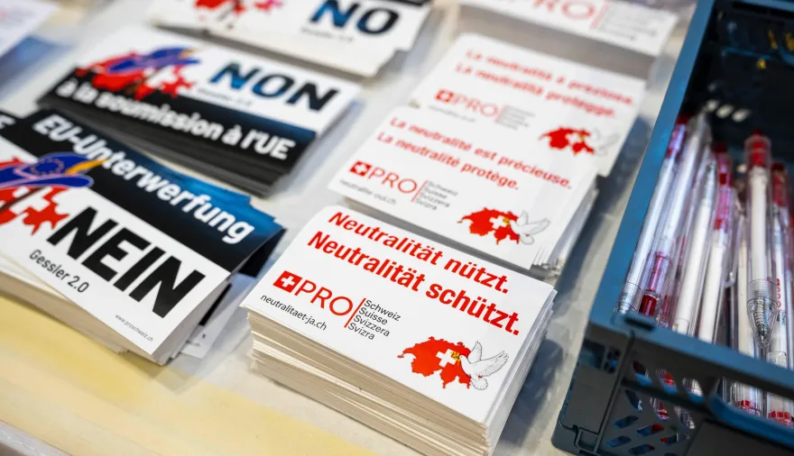 Suiza rechazó por amplia mayoría endurecer su neutralidad histórica en la Constitución