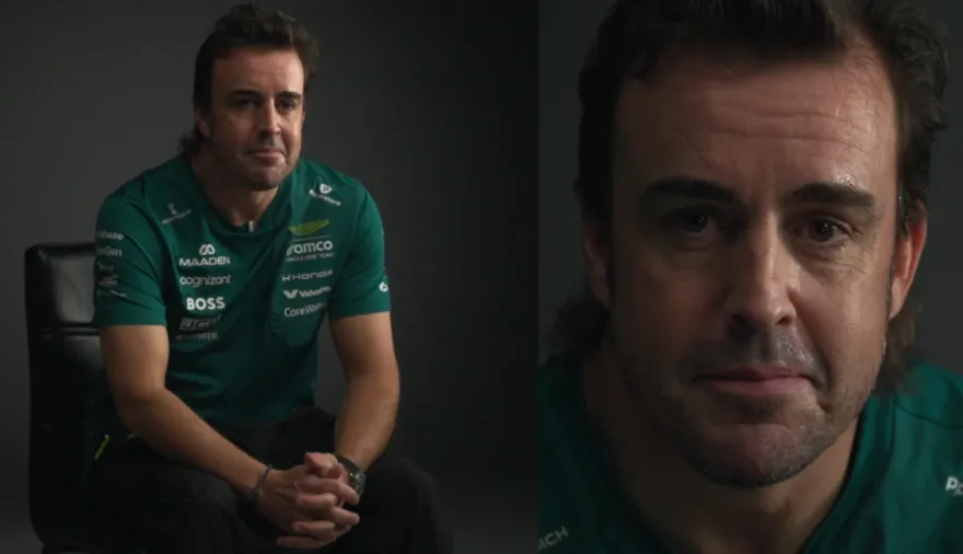 Sigue en la F1: el particular anuncio de Alonso con el que Aston Martin jugó con su retiro