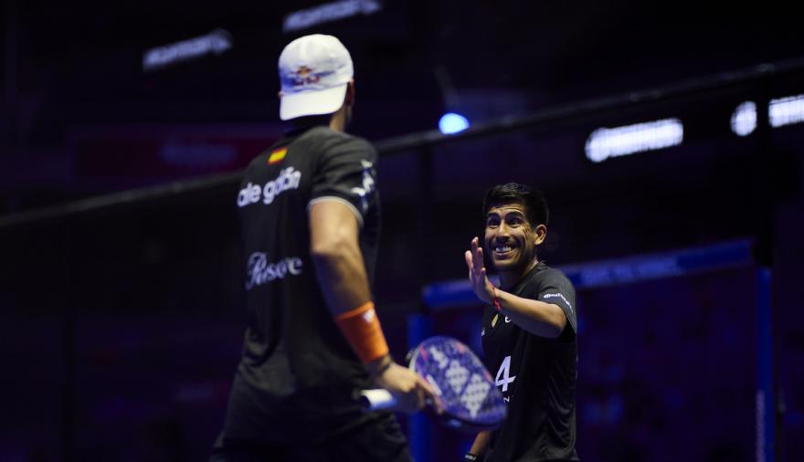 Tapia, Coello, Galán y Chingotto pisaron fuerte en el Movistar Arena español