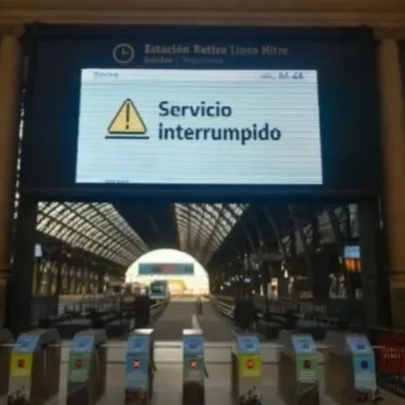 Hasta qué hora se mantendrá el paro de trenes que impulsa La Fraternidad