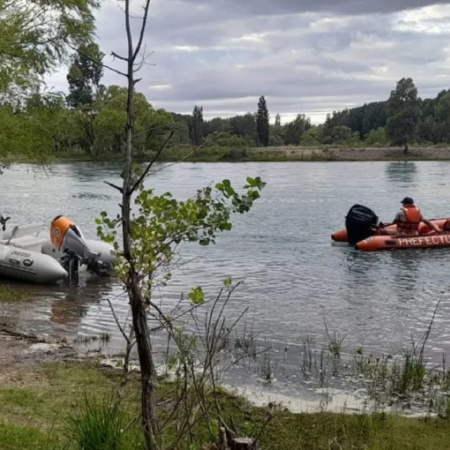 Desesperada búsqueda de una niña de 10 años en el río Limay