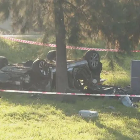 Tragedia en la Panamericana: cinco jóvenes muertos y un herido grave tras un vuelco