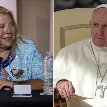 El último adiós de Elisa Carrió al Papa Francisco: "Dios te tenga en la gloria"