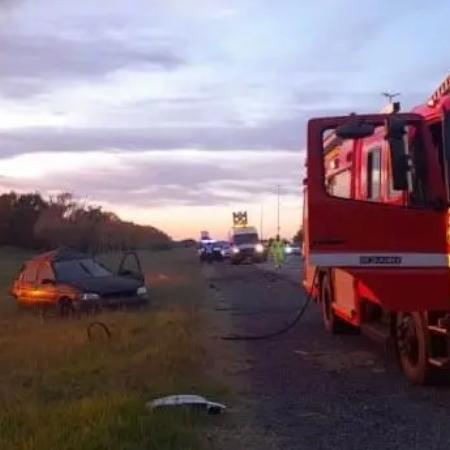 Fatalidad: un conductor murió tras incendiarse su auto, que fue chocado de atrás