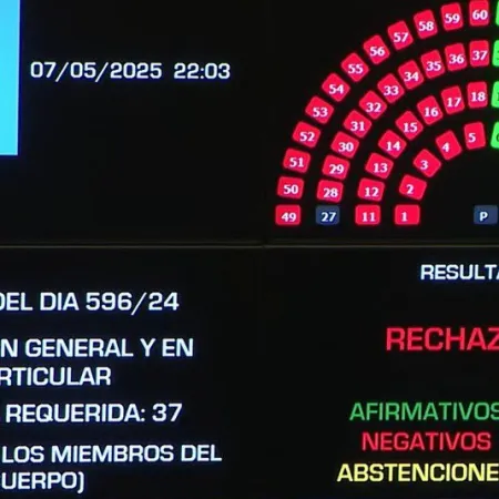 El Senado rechazó el proyecto de Ficha Limpia