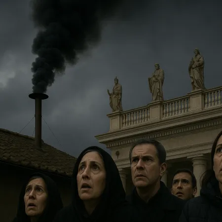 Cónclave, tercera fumata negra