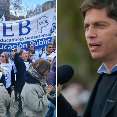 Un gremio de docentes rechazó una propuesta económica de Kicillof y anunció un paro