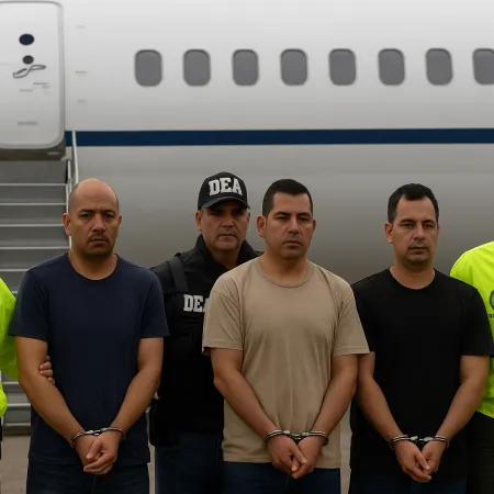 Colombia envía a 13 narcos a Estados Unidos en histórica operación conjunta antidrogas