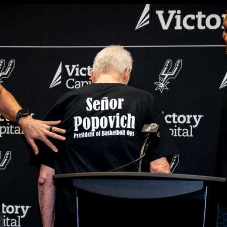 Junto a Manu Ginóbili y Tim Duncan, Gregg Popovich le dijo adiós al banquillo de los Spurs
