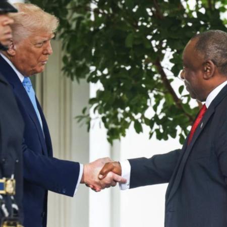 Trump acusó a Sudáfrica de "limpieza étnica" en reunión con Ramaphosa