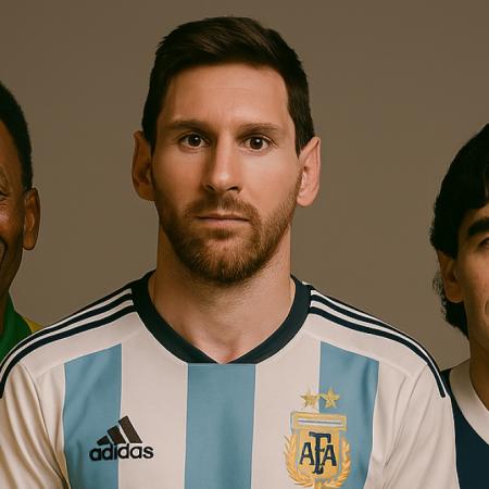 Messi le ganó a Pelé y Maradona como el mejor jugador de la historia