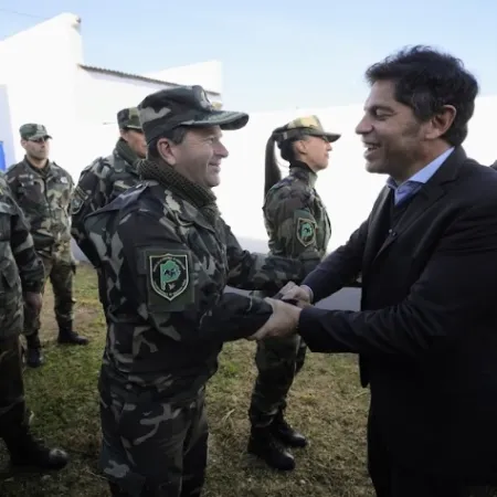 En General Villegas, Kicillof se quejó por las "frases grandilocuentes" de la oposición sobre la inseguridad