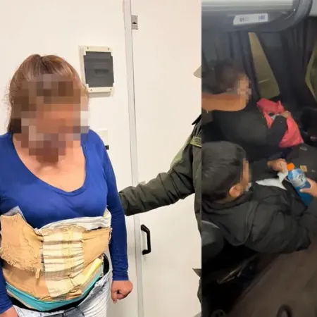 Helena, la perra de Gendarmería que delató a una pasajera que viajaba en micro con dos kilos de cocaína