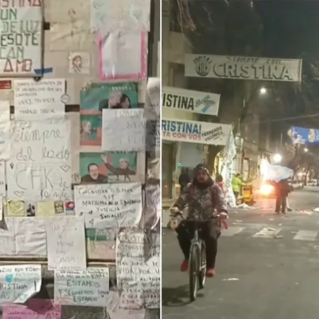 "Vecino de Cristina": la cuenta furor con fotos y videos caseros de la cuadra donde vive la expresidenta