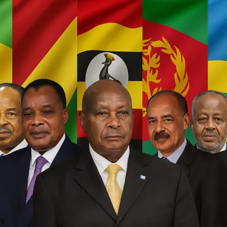 Los presidentes que llevan más de 20 años en el poder en África