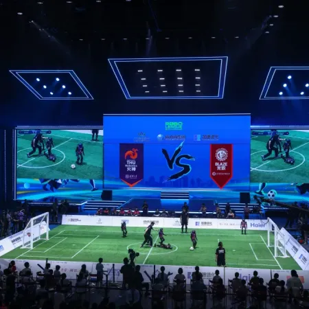 RoBoLeague: el innovador mundial de fútbol con robots en China