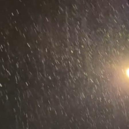 En medio de una ola de frío polar, nevó en el Conurbano bonaerense