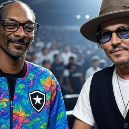 Snoop Dogg y Johnny Depp, espectadores de lujo del Botafogo