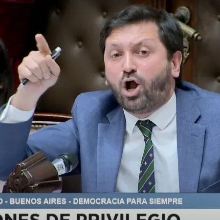 Conan, Menem y los "cocoritos": Pablo Juliano calentó el Congreso por YPF