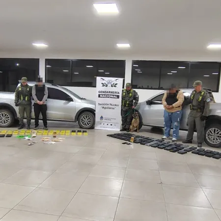 “Operativo Juego de Gemelas”: secuestran más de 100 kilos de cocaína en Tucumán y detienen a cuatro personas
