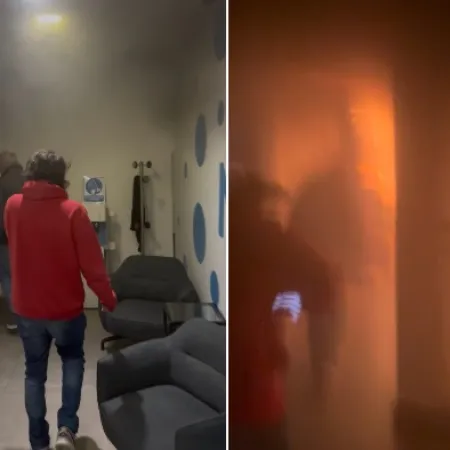 El momento exacto de la explosión en Neura, el canal de Fantino