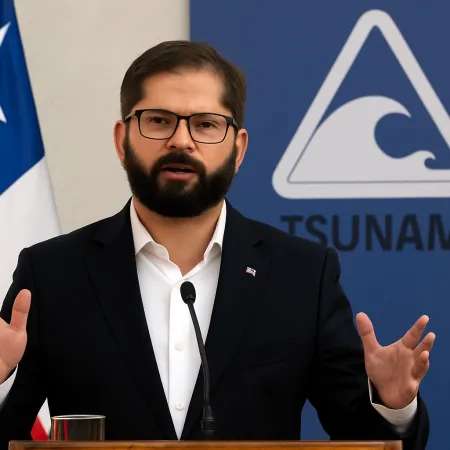 Tsunami amenaza costas chilenas tras fuerte sismo en Rusia