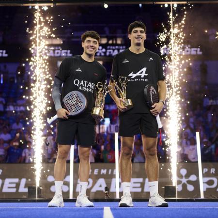 Tapia y Coello se consagran en Málaga y se convierten en la dupla más ganadora del pádel moderno