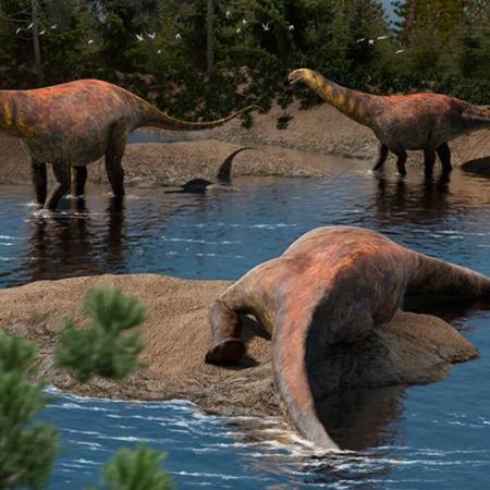 Patagonia: el fascinante hallazgo del dinosaurio que estaba arrodillado
